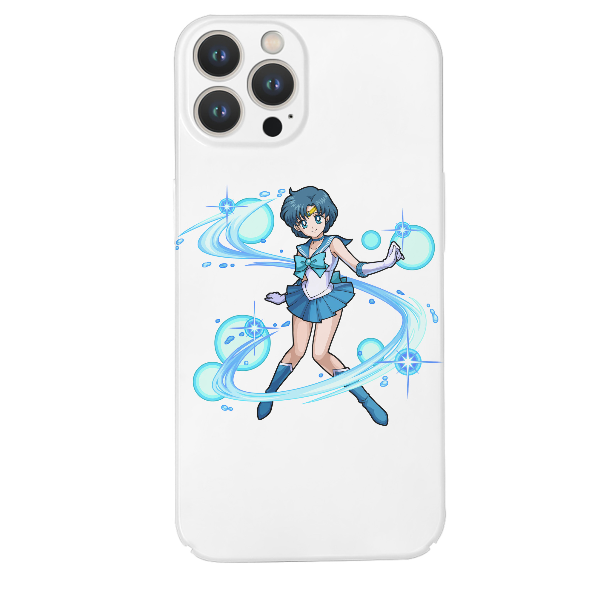 （画像用） 美少女戦士セーラームーン 水野 亜美 みずの あみ Sailor Moon Mizuno Ami 【iPhone 14シリーズ対応】ハードケース